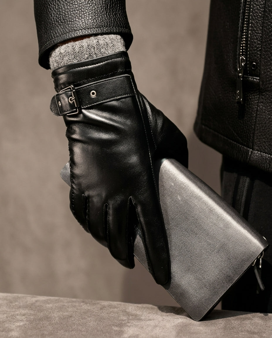 Weston Men's Sheepskin Touchscreen Gloves