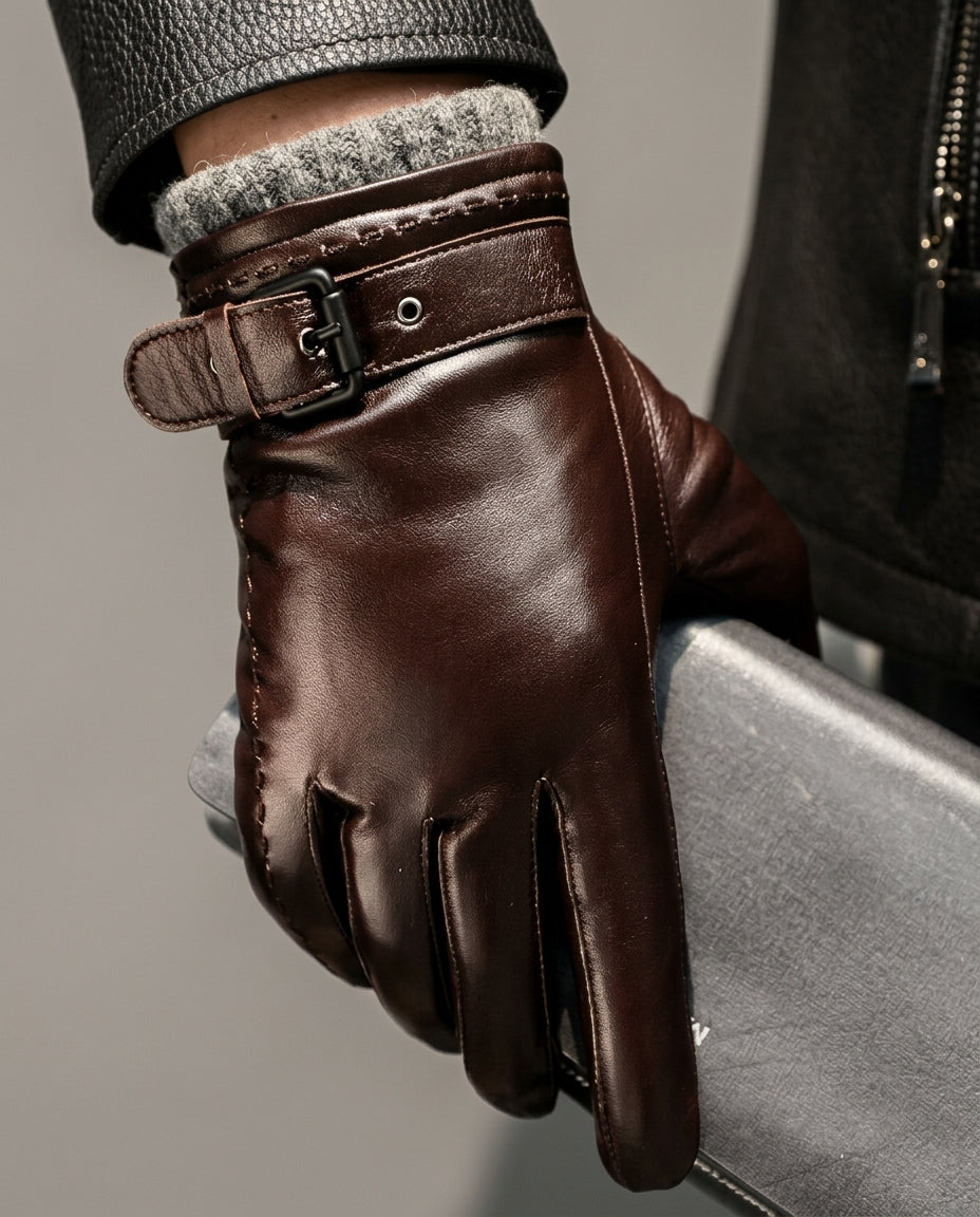 Weston Men's Sheepskin Touchscreen Gloves