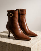 Eleanor Women's Leather Pointed Toe Boots