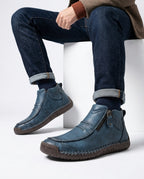 Fenwick Men's Orthopedic Leather Ankle Boots