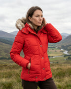 Hadley Women's Quilted Fur Hood Puffer Coat