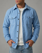 Everett Men's Casual Cotton Cargo Overshirt