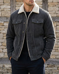 Weston Men's Fleece Lined Corduroy Trucker Jacket