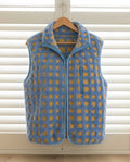Palmer Women's Plush Checkered Sweater Vest