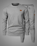 Harrison Men's Textured Two Piece Sweatsuit Set