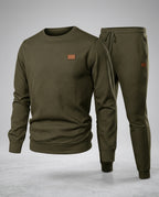 Harrison Men's Textured Two Piece Sweatsuit Set