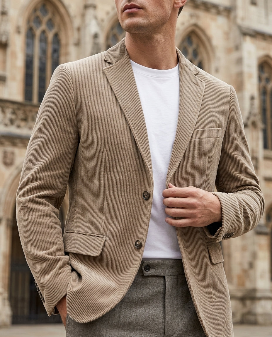 Prescott Men's Fine Wale Corduroy Blazer