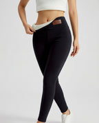 Genevieve Women's Thermal Lined High Rise Leggings