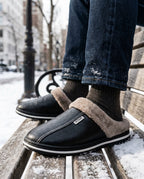 Hollis Men's Plush Lined Clog Slippers