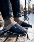 Hollis Men's Plush Lined Clog Slippers