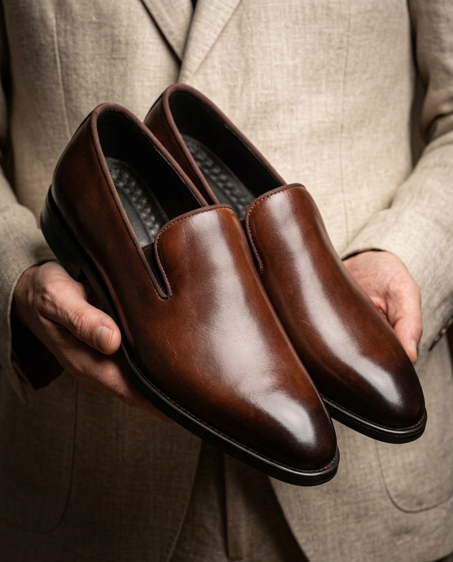Prescott Men's Cushioned Leather Loafers