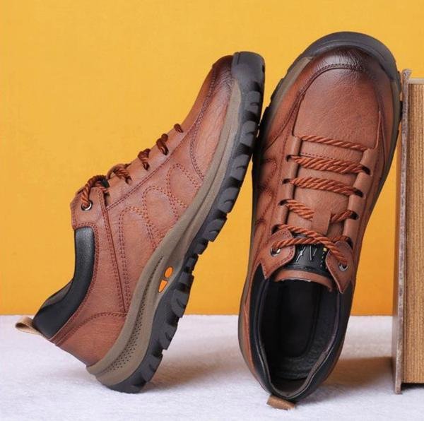 Sterling Men's Leather Outdoor Trail Shoes