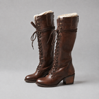 Everly Women's Leather Shearling Knee-High Boots