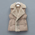 Everly Women's Warm Fur Lined Puffer Vest