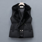 Everly Women's Warm Fur Lined Puffer Vest