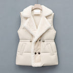 Everly Women's Warm Fur Lined Puffer Vest