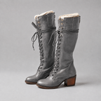 Everly Women's Leather Shearling Knee-High Boots