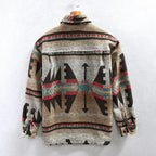 Everett Men's Aztec Print Flannel Overshirt