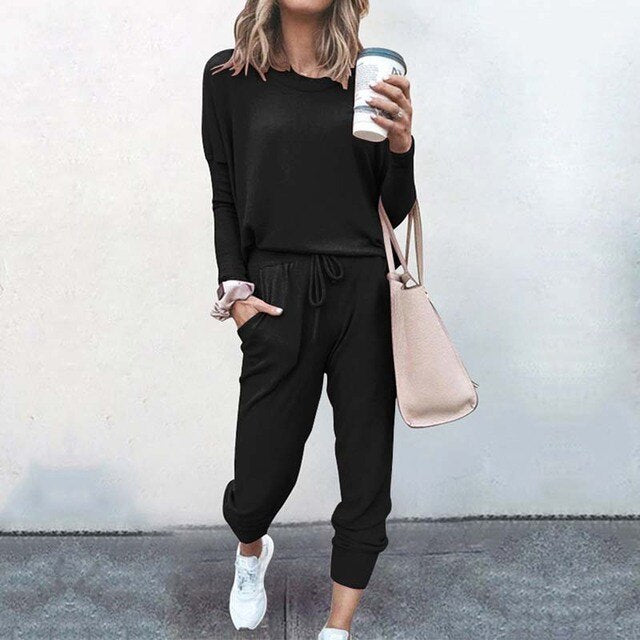 Serena Comfortable Casual Jogger Lounge Set
