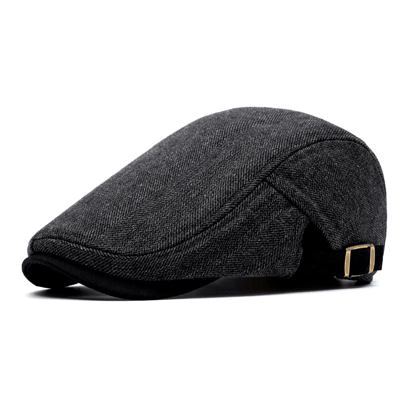 Weston Men's Herringbone Flat Cap