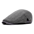 Weston Men's Herringbone Flat Cap