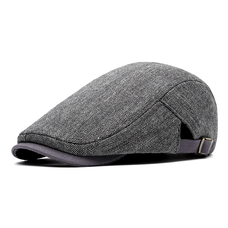 Weston Men's Herringbone Flat Cap